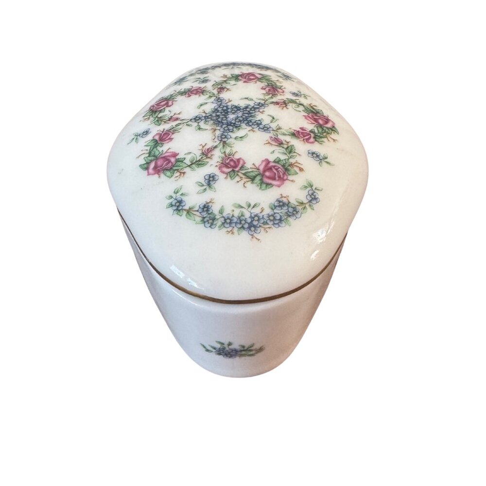 As Times Go By Music Box by Heritage House Songs of Love Porcelain 1985 Vintage - Picture 2 of 9